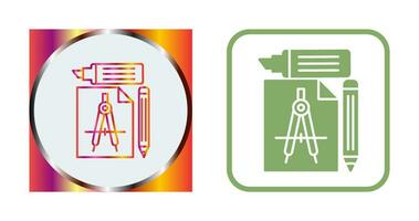 studie gereedschap vector icoon