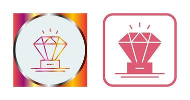 diamant vector pictogram