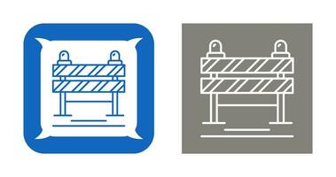 weg blokkade vector icoon