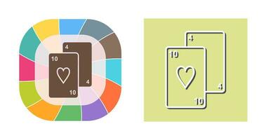 spelen kaarten vector icoon