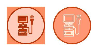 echografie machine vector icoon