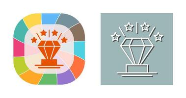 diamant vector pictogram