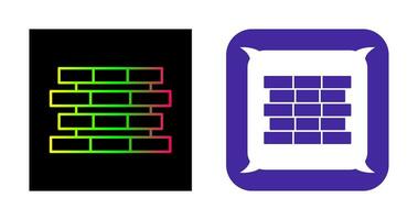 uniek bakstenen vector icoon