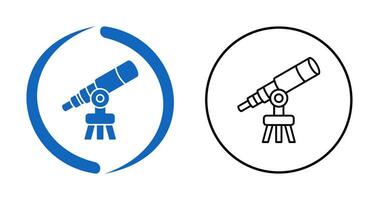 telescoop vector pictogram