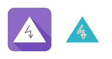 uniek elektriciteit Gevaar vector icoon