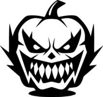 halloween - minimalistische en vlak logo - vector illustratie