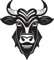 vector zuivel koe logo zwart voor website zuivel koe logo icoon zwart vector voor app