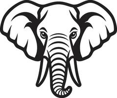 olifant vector logo icoon voor een samenwerkend bedrijf olifant vector logo icoon voor een ondersteunend merk