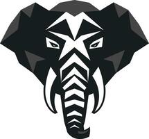 olifant vector logo icoon voor een dierentuin of aquarium olifant vector logo icoon voor een olifant themed bedrijf