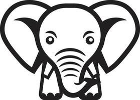 olifant vector logo icoon voor een gepassioneerd merk olifant vector logo icoon voor een toegewijd bedrijf