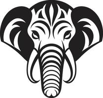 olifant logo met kalligrafische doopvont een symbool van luxe en verfijning olifant logo met serif doopvont een symbool van traditie en vertrouwen vector