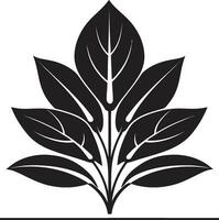 gebeeldhouwd kalmte pot embleem ontwerp botanisch harmonie iconisch fabriek pot vector