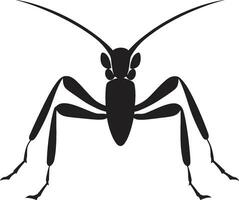 bevallig insect silhouet iconisch ontwerp elegant bidden bidsprinkhaan profiel minimalistische logo vector