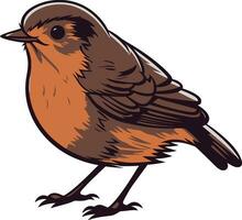 strak Robin vogel embleem modern zwart logo ontwerp elegant vogel symbool iconisch Robin vector icoon