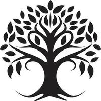 elegant bos- ambassadeur elegant symbool vorstelijk boom majesteit emblematisch embleem vector