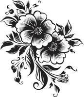 etnisch bloemen icoon cultureel bloemen icoon vector