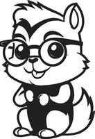 chipmunk logo icoon voor merk chipmunk logo icoon voor Product vector