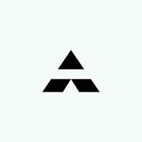 modern, minimalistische gemakkelijk brief een logo, uitknippen stijl vector