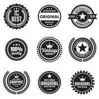 Vintage Retro Vector Logo voor banner