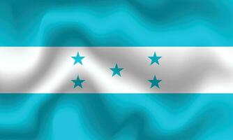 vlak illustratie van Honduras vlag. Honduras vlag ontwerp. Honduras Golf vlag. vector