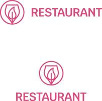 restaurant bedrijf logo met merk naam. wijnglas en kaars icoon. creatief ontwerp element. zichtbaar identiteit. geschikt voor voedsel ketting, bar, restaurant, eetcafe. vector