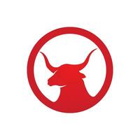 taurus logo sjabloon vector pictogram illustratie ontwerp