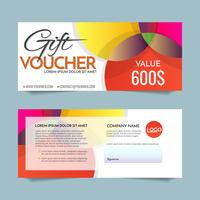 Gift Voucher Vector achtergrond