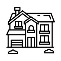 huis icoon in vector. illustratie vector