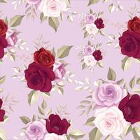 mooi bloemen naadloos patroon vector