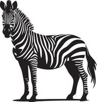 zebra dier vector silhouet 16