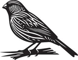 zebra vink vogel vector silhouet 8