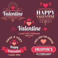 Valentine-sjabloonbanner Vectorachtergrond voor banner vector