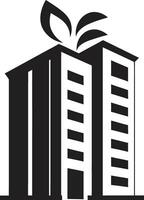 elegant leven in de stad appartement gebouw embleem stedelijk charme in zwart iconisch appartement logo vector