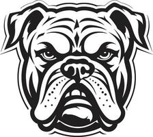 krachtig poten zwart bulldog icoon in vector elegant bulldog bulldog net zo een logo ontwerp