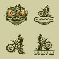 motorcross logo vector