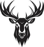 abstract eland symbool voor hedendaags branding bevallig eland in vector silhouet