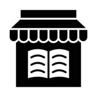 boekhandel vector glyph icoon voor persoonlijk en reclame gebruiken.