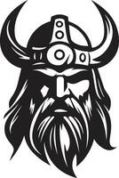 krijgers moed een elegant vector viking voogd schildmaagd erfenis een viking embleem van sterkte
