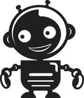 strak cyber verkenner een mascotte logo ontwerp robo boefje een ruimte leeftijd voogd icoon vector