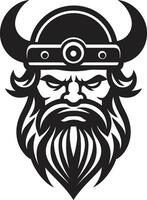 thor donderslag een viking icoon van donder viking deugd een symbool van moed en eer vector