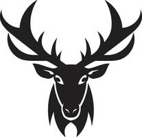 eland logo ontwerp in strak kunst vorstelijk eland embleem voor iconisch branding vector