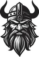 de valkyries zegen een vrouwelijk viking embleem ijzig indringer een viking mascotte van vorst vector