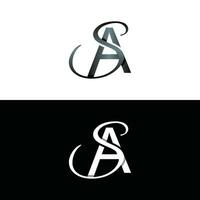 brief net zo luxe modern monogram logo vector ontwerp, logo eerste vector Mark element grafisch illustratie ontwerp sjabloon