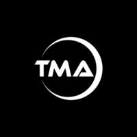 tma brief logo ontwerp, inspiratie voor een uniek identiteit. modern elegantie en creatief ontwerp. watermerk uw succes met de opvallend deze logo. vector