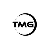 tmg brief logo ontwerp, inspiratie voor een uniek identiteit. modern elegantie en creatief ontwerp. watermerk uw succes met de opvallend deze logo. vector