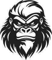 gorilla vector kunst in spel ontwerp gorilla vector behang natuur Aan uw bureaublad