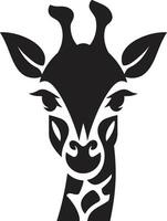 elegant giraffe silhouetten vector dieren in het wild giraffe dromen vector ontwerpen van de savanne