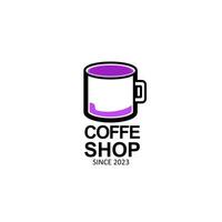 koffie winkel logo vector