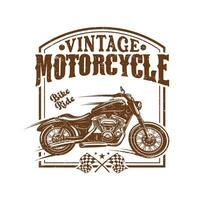 motorfiets wijnoogst fietser t overhemd ontwerp, grafisch motorfiets t shirt, mannen retro t shirt, unisex t-shirt, Californië t-shirt, fietser t-shirt vector