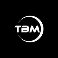tbm brief logo ontwerp, inspiratie voor een uniek identiteit. modern elegantie en creatief ontwerp. watermerk uw succes met de opvallend deze logo. vector